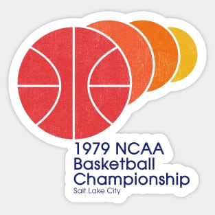 College Basketball Championship 1979 Sticker